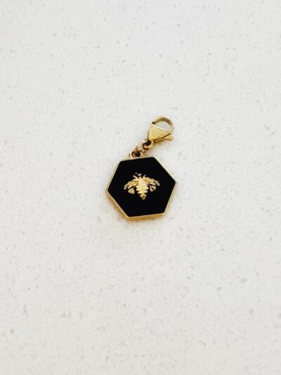 Black Bee Charm