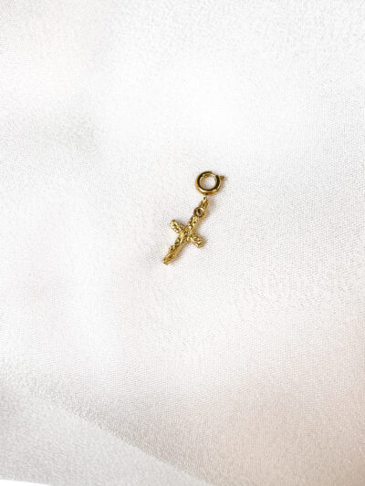 Fine Cross Charm