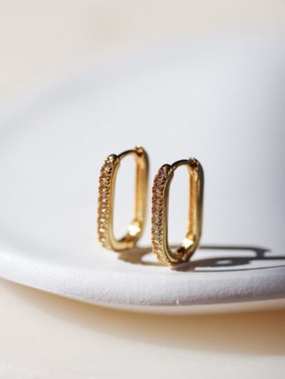 Elode Earrings - White