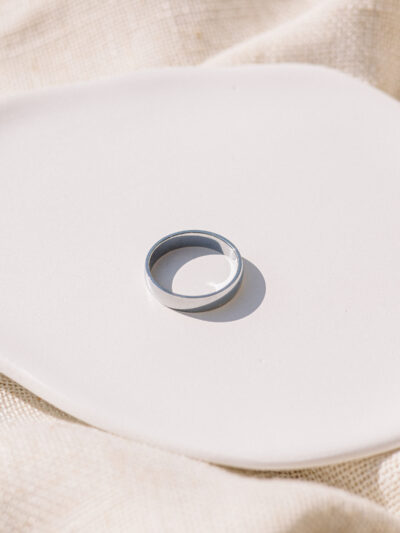 Sylvie Band Ring Silver 4mm