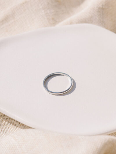 Sylvie Band Ring Silver 2mm