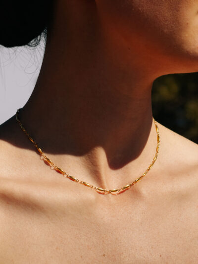 Arroz-Grano Chain Necklace