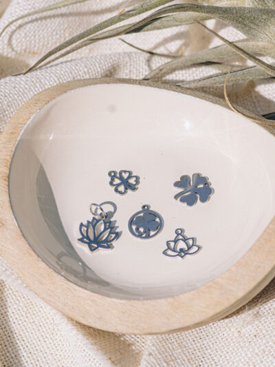 Clover x Water Lily Charms
