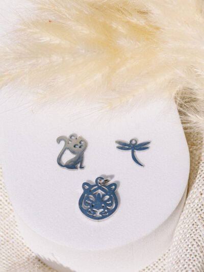 Cats x Dragonfly Charms Silver