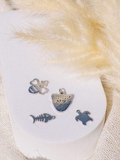 Bee - Turtle Charms Silver